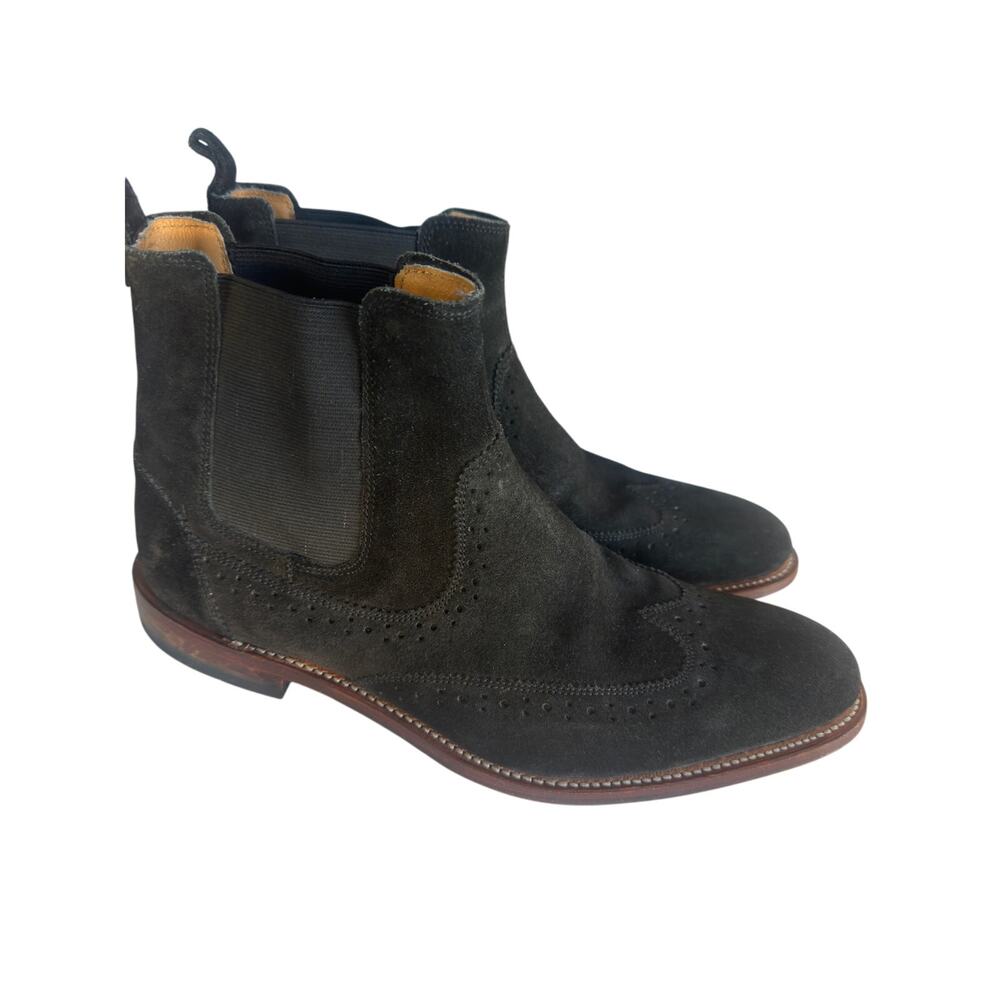 STACEY ADAMS Men’s Ankle Boots Velvet-Looking Leather. 9.5 Size